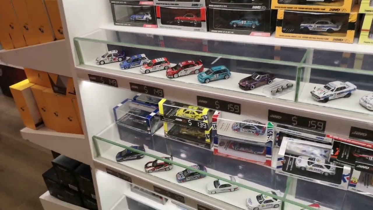 Car diecast shop in Ocean Terminal, Hong Kong