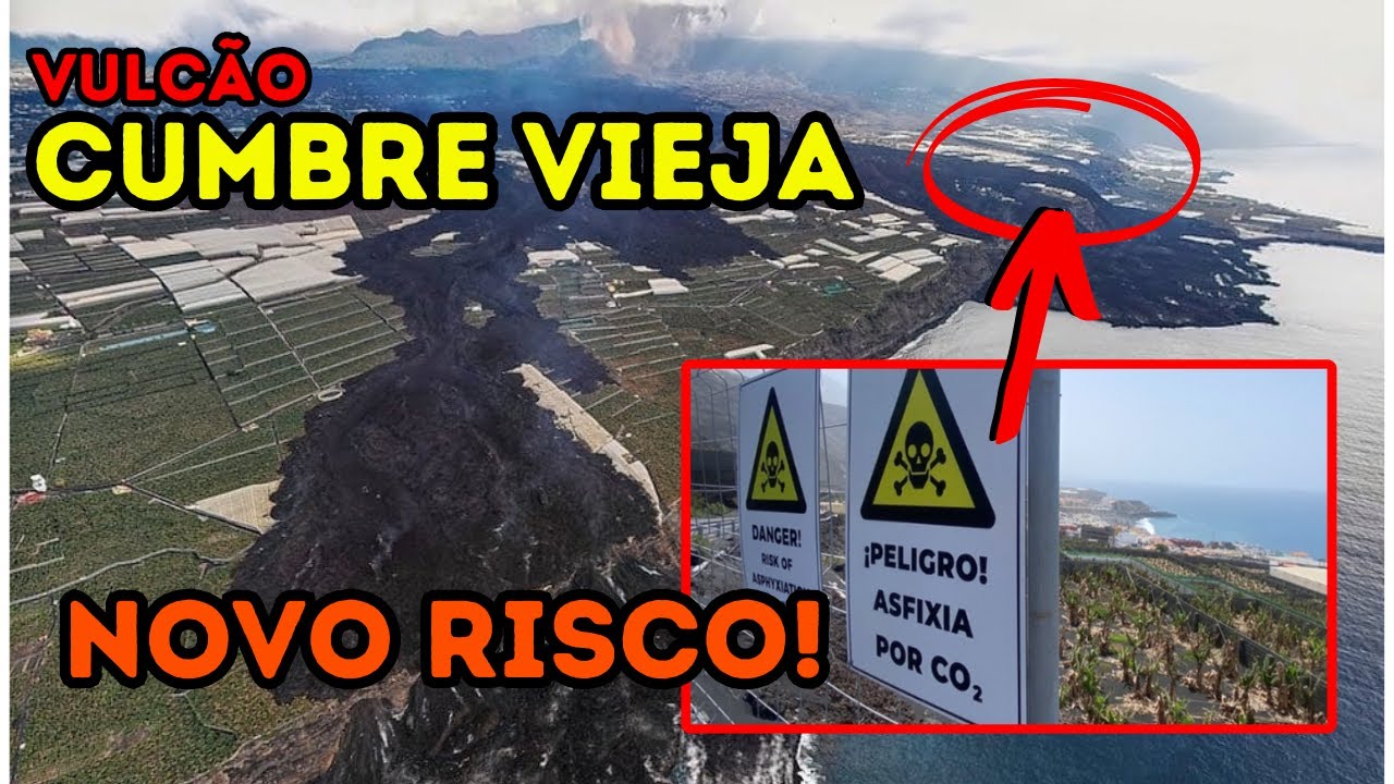 O Perigo Invisível do Vulcão Cumbre Vieja – Altos Níveis de Gás Carbônico em La Palma nas Canárias!