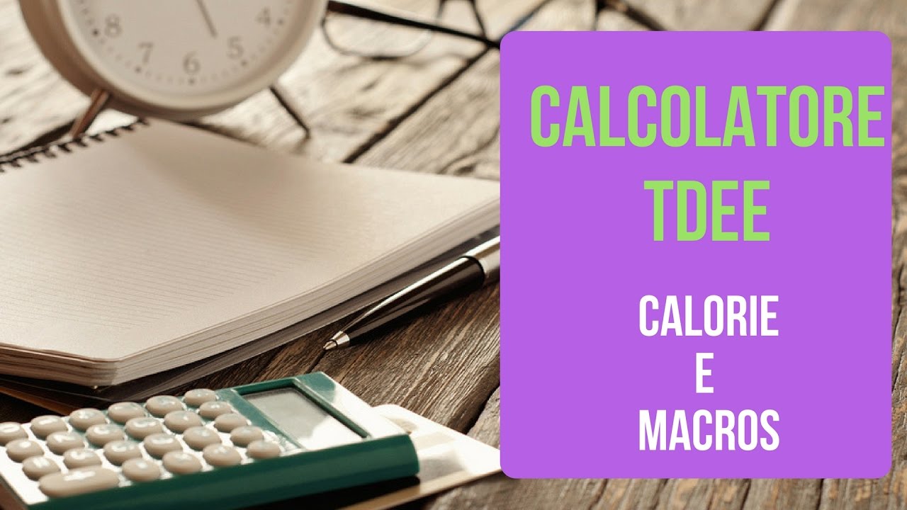 🔥Calcolatore del Fabbisogno Energetico (TDEE) e Distribuzione dei macros giornaliera | IronManager