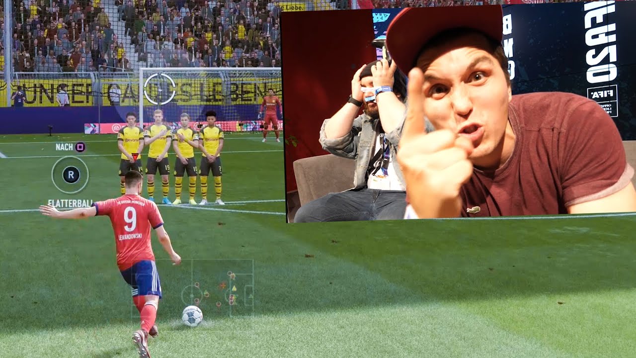 Ich spiele zum ersten Mal Fifa 20 (auf der GAMESCOM)