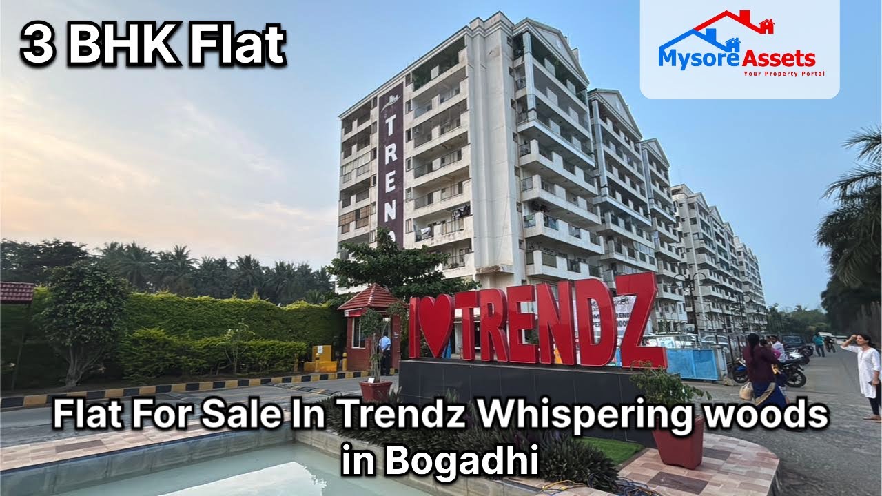 Luxury 3BHK Flat for Sale in Trendz Whispering Woods Bogadi Main Road Mysore