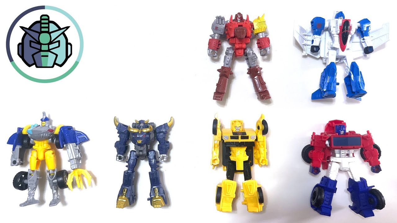 Transformers Cyberworld Collection Optimus Prime Bumblebee Megatron Snarl Mirage トランスフォーマー 變形金剛