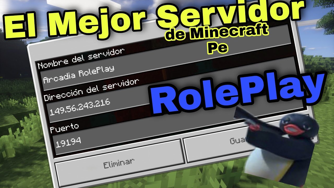 Servidor Survival de Minecraft Pe Roleplay (Arcadia Roleplay #1)