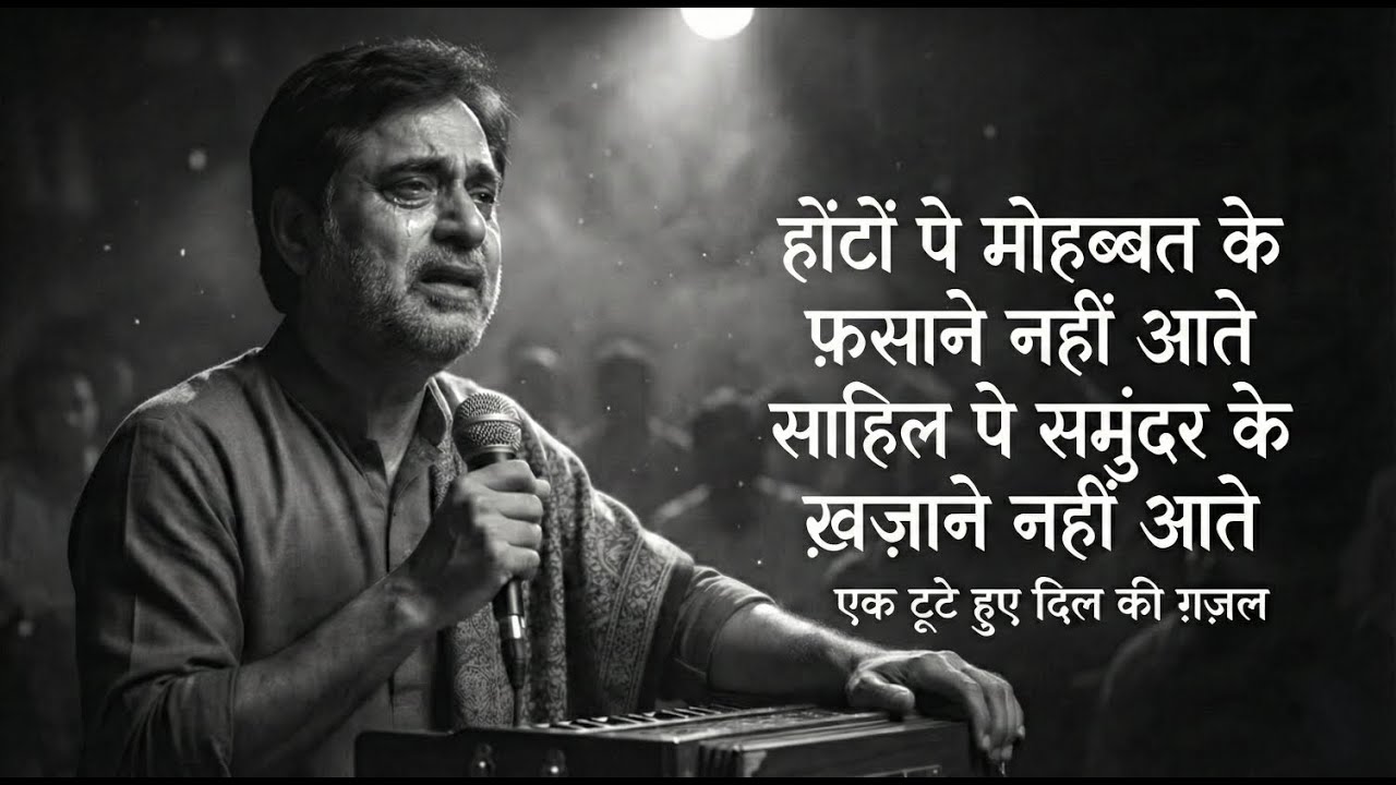 होठों पे मोहब्बत के फ़साने नहीं आते  ghazal Jagjit SIngh Ji Sad ghazal #ghazal