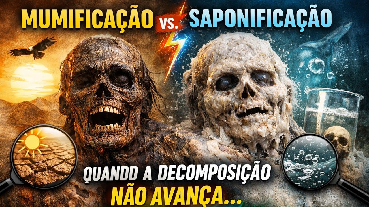 Mumificação vs Adipocera: O Que Acontece com o Corpo Após a Morte | Ciência Forense Aplicada