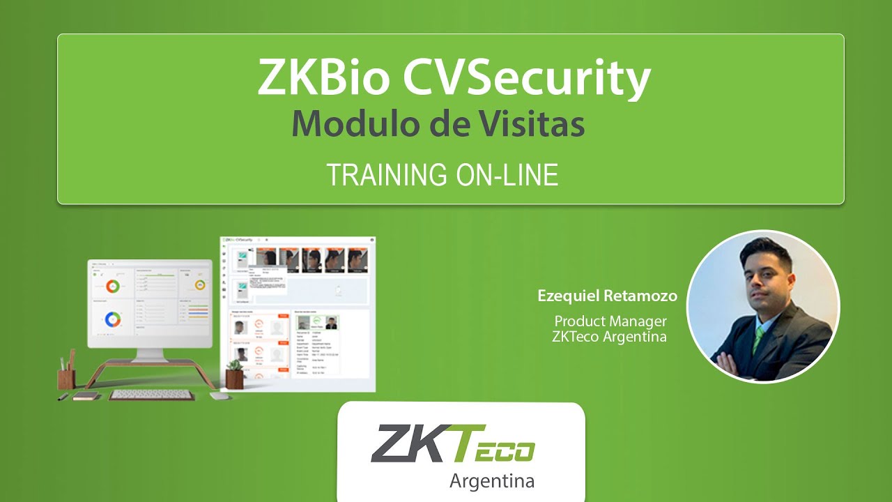 ZKTraining ZKBio CVSecurity - Modulo de Visitas