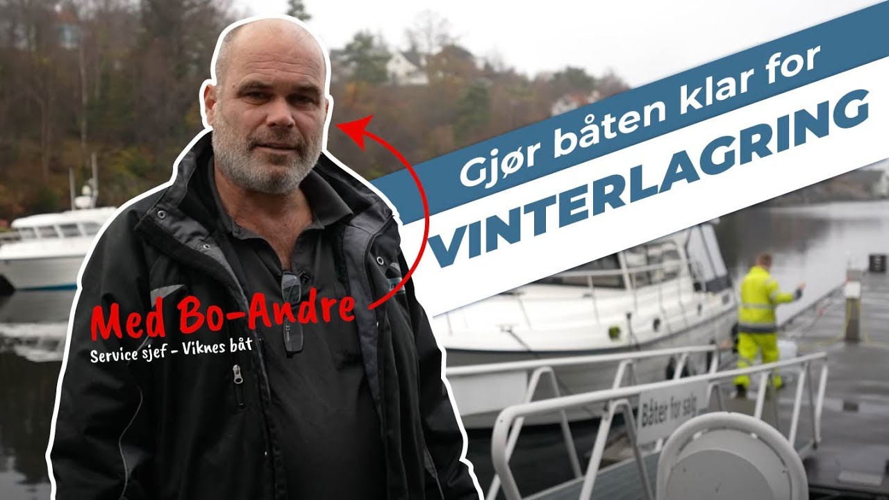 Klargjøring av båt for vinteren