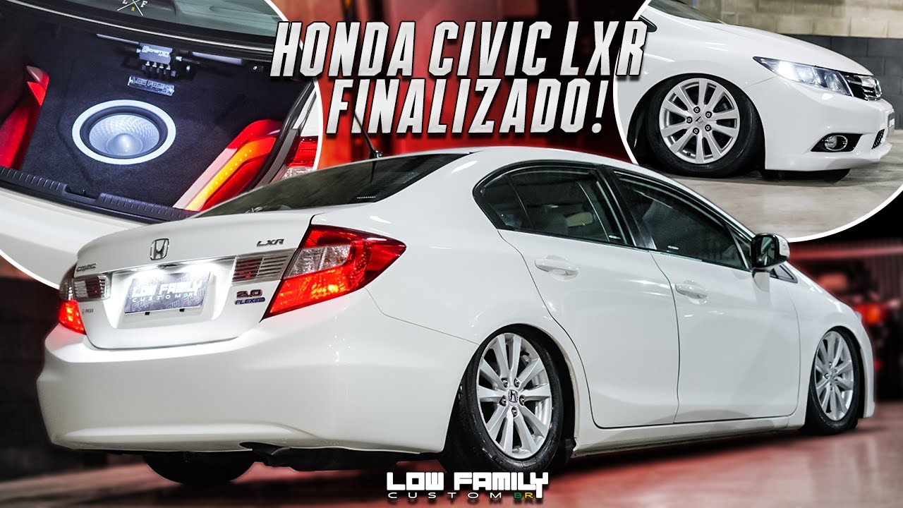 COMO É FEITA A INSTALAÇÃO DE SUSPENSÃO A AR NO HONDA CIVIC LXR? EP.49 [ LOW FAMILY CUSTOM BR ]