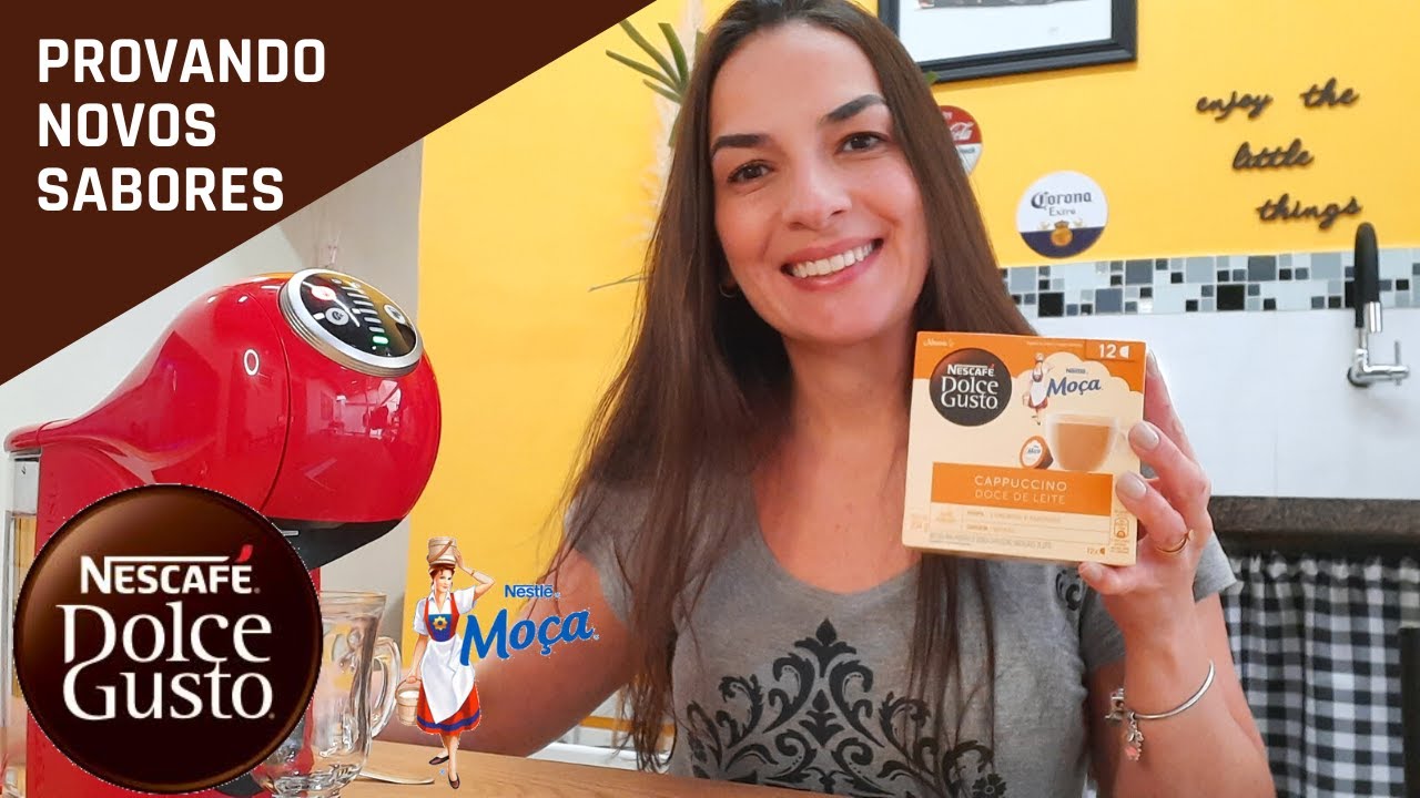 CÁPSULA CAPPUCCINO DOCE DE LEITE MOÇA - LANÇAMENTO DOLCE GUSTO - CANAL DA MEL