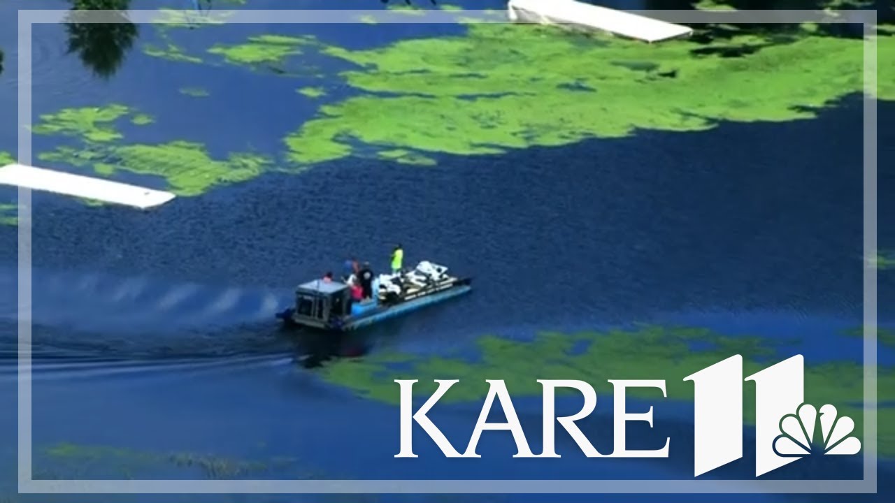 WATCH: Sky 11 flies over flooded Waterville on Sunday afternoon