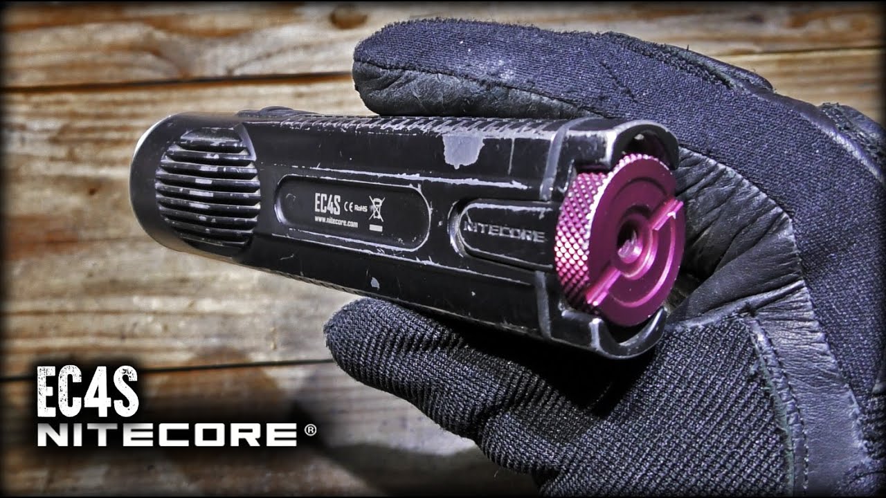 Необычный фонарь Nitecore EC4S/Отзыв владельца/Tactical flashlight