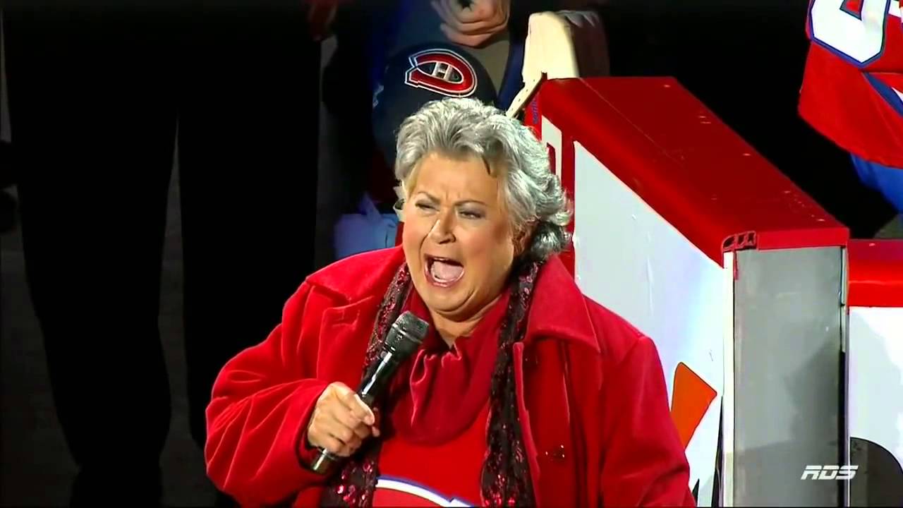 Ginette Reno   Oh Canada!   Canadiens de Montréal