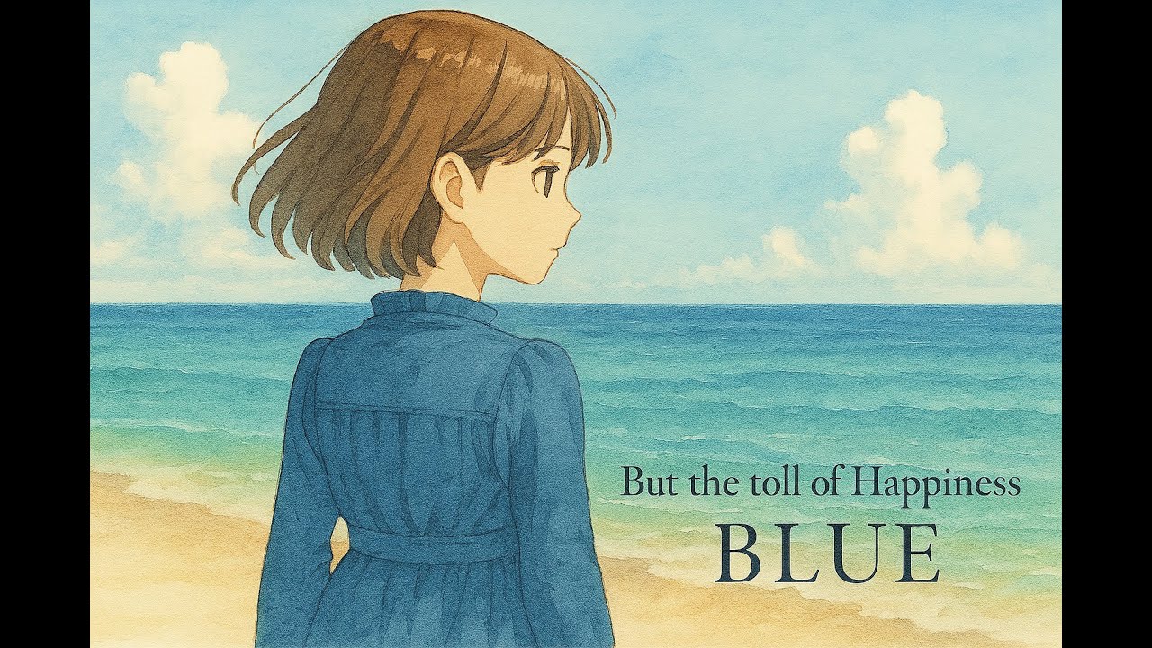 But the toll of Happiness //  BLUE　#lyricsvideo  #music  #originalsong   #originalcharacter 