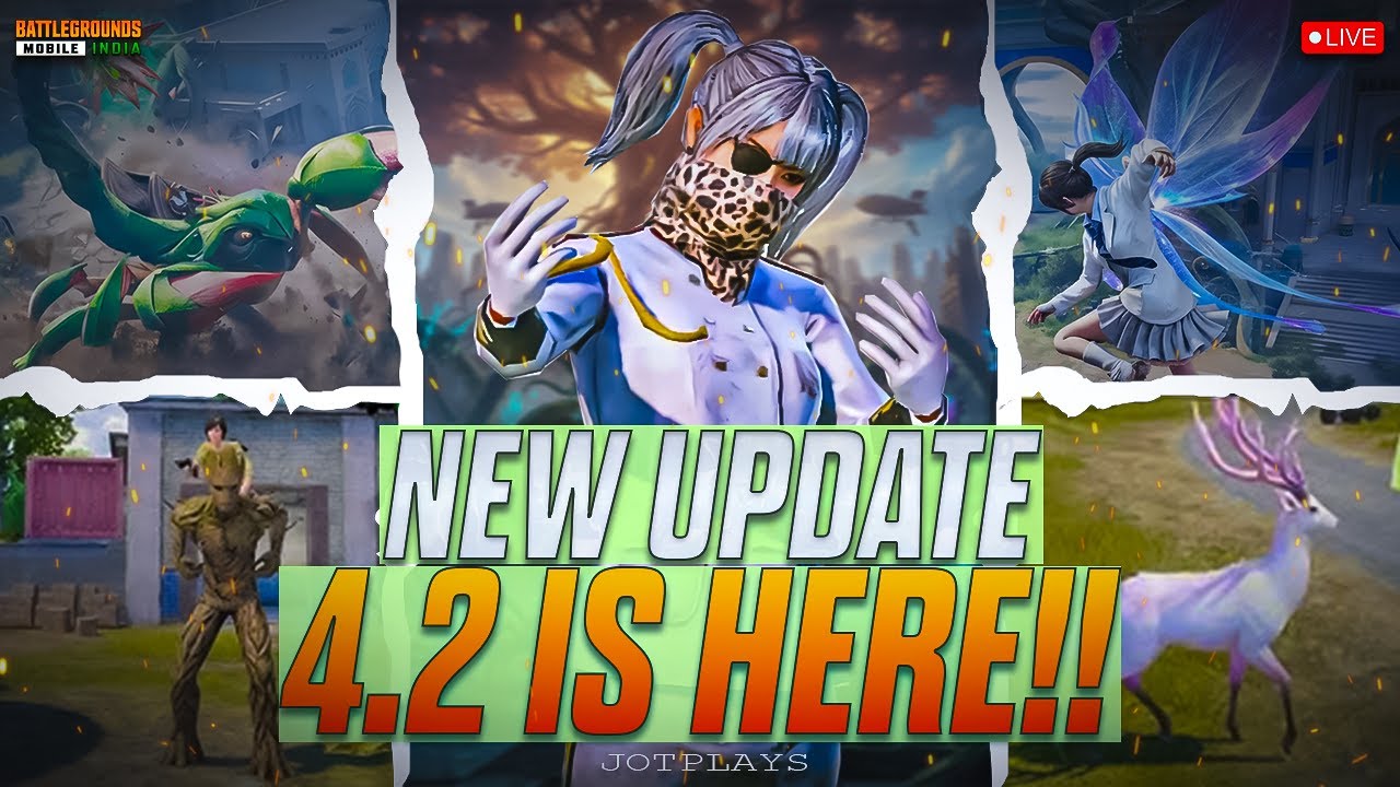 BGMI LIVE - 4.2 Update W JOT PLAYS🔴| Road To 1K Subs | #bgmi #shortlive #bgmilive