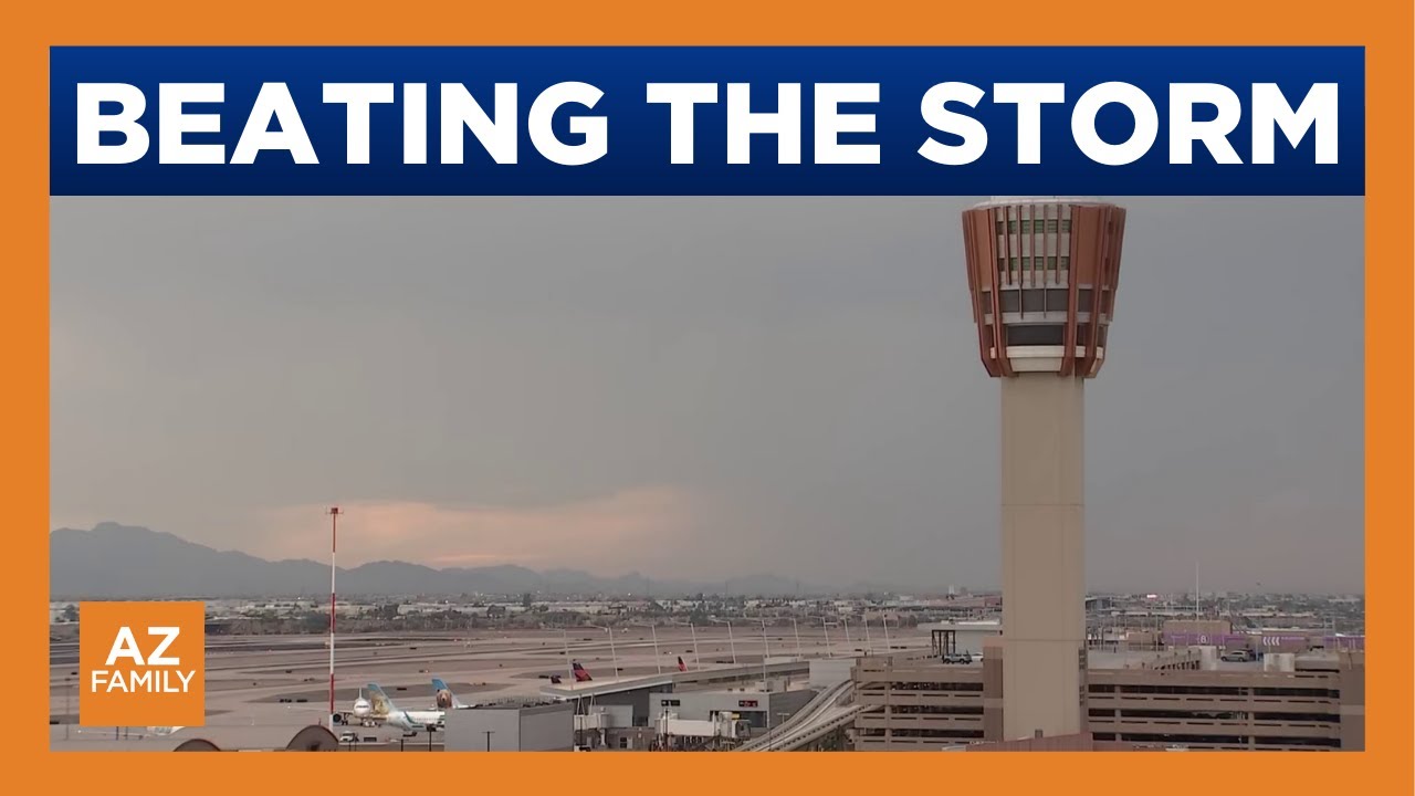 Major winter storm triggers flight cancellations at Phoenix Sky Harbor