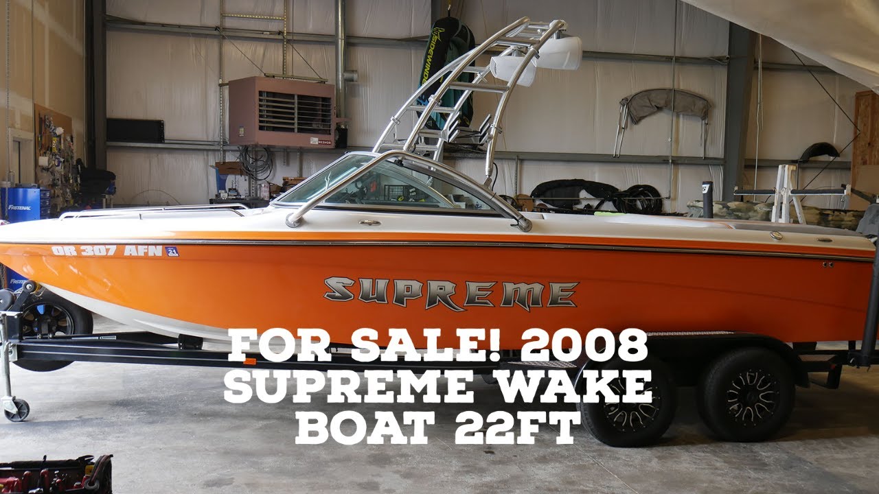 2008 Supreme Wake Boat 22ft (FOR SALE) [Breen Marine]
