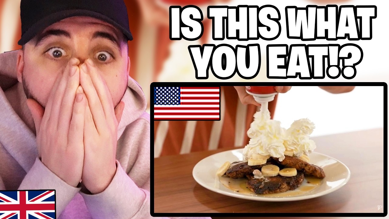 Brit Reacts to UK vs US Breakfasts... which is BETTER?