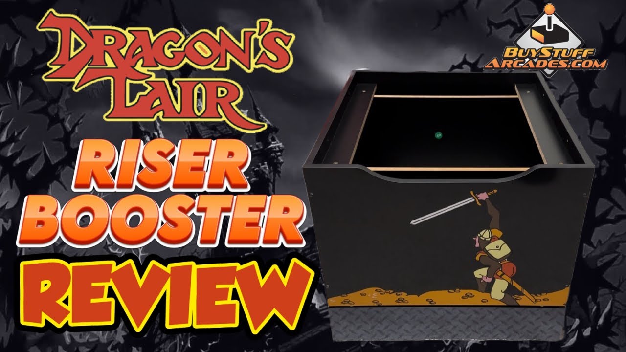 Arcade1up Dragon’s Lair Buy Stuff Arcades Riser Booster Review