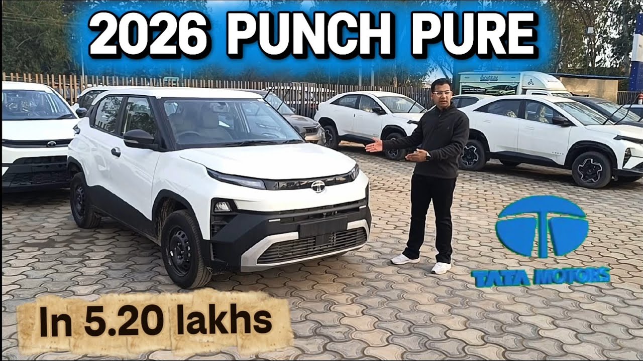 2026 Tata Punch pure ( second base model ) detailed review in 5.60 lakhs.