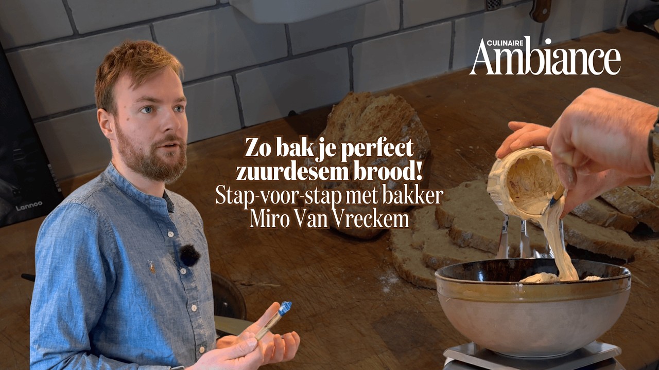 Stop met mislukken: zuurdesem uitgelegd door een pro! | Miro Van Vreckem bakt van starter tot oven