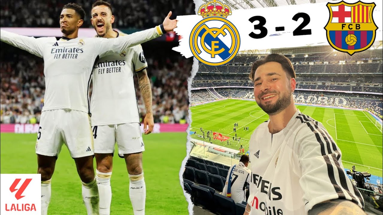 REAL MADRID vs. FC BARCELONA - El Clásico Stadionvlog 🔥 Mein erstes Mal im Bernabéu 😱 CRAZY | S7EVEN