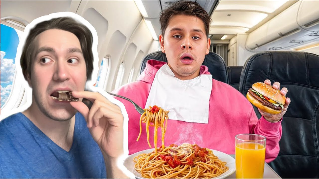 Dicker Fettsack frisst 10.000 Kalorien im Flugzeug I reaction auf Evanijo 