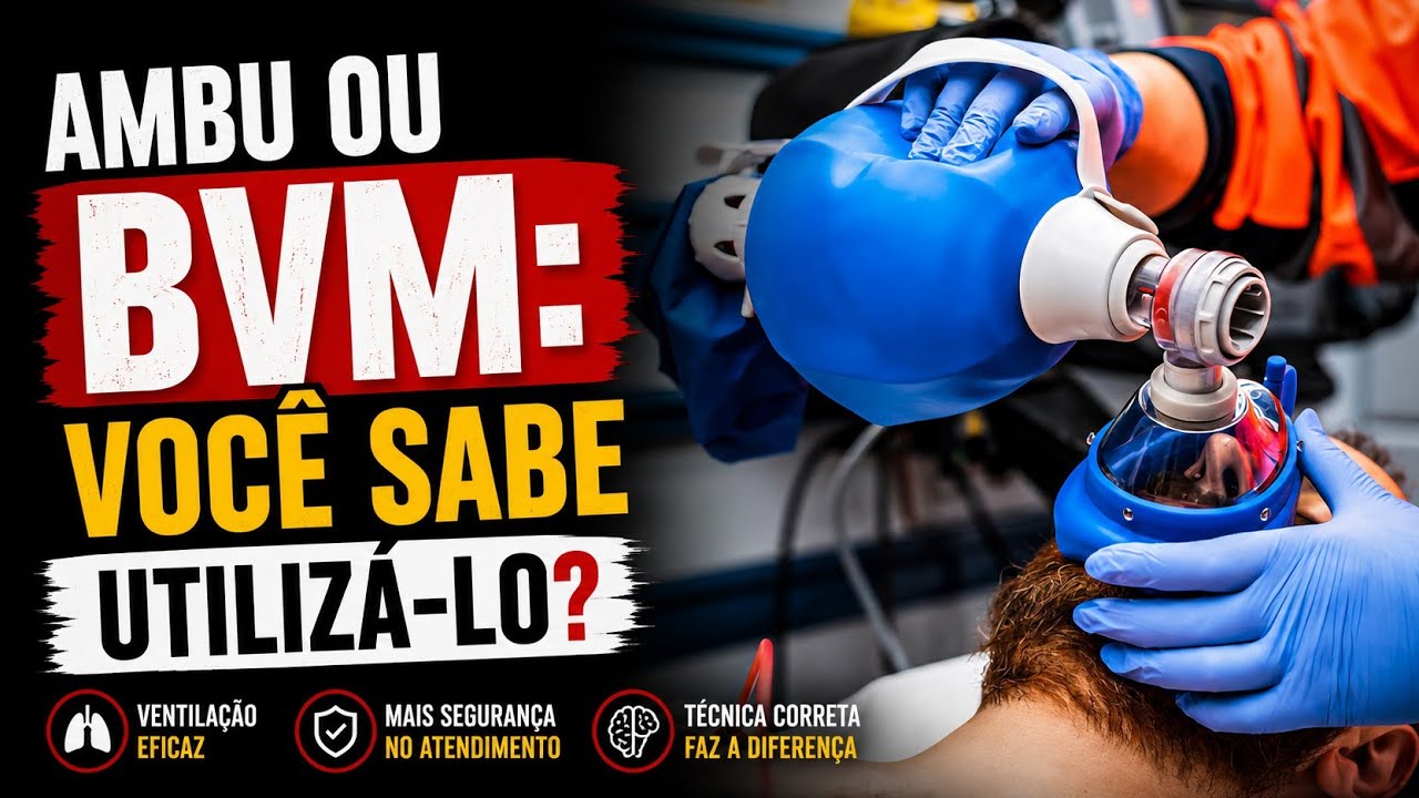 COMO USAR O AMBU? QUANDO E EM QUAIS CASOS UTILIZAR ESSE RECURSO NO APH | #ALPHABRAVOAPH