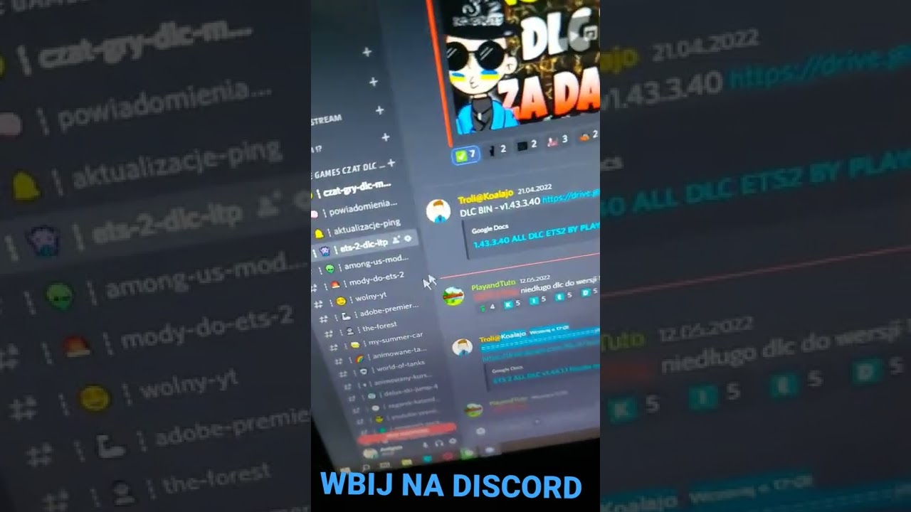 WSZYSTKIE DLC DO ETS 2 ZA DARMO Multiplayer! wersja v1.44.1.1😇  Widzowie żyjemy WBIJAJCIE NA discord