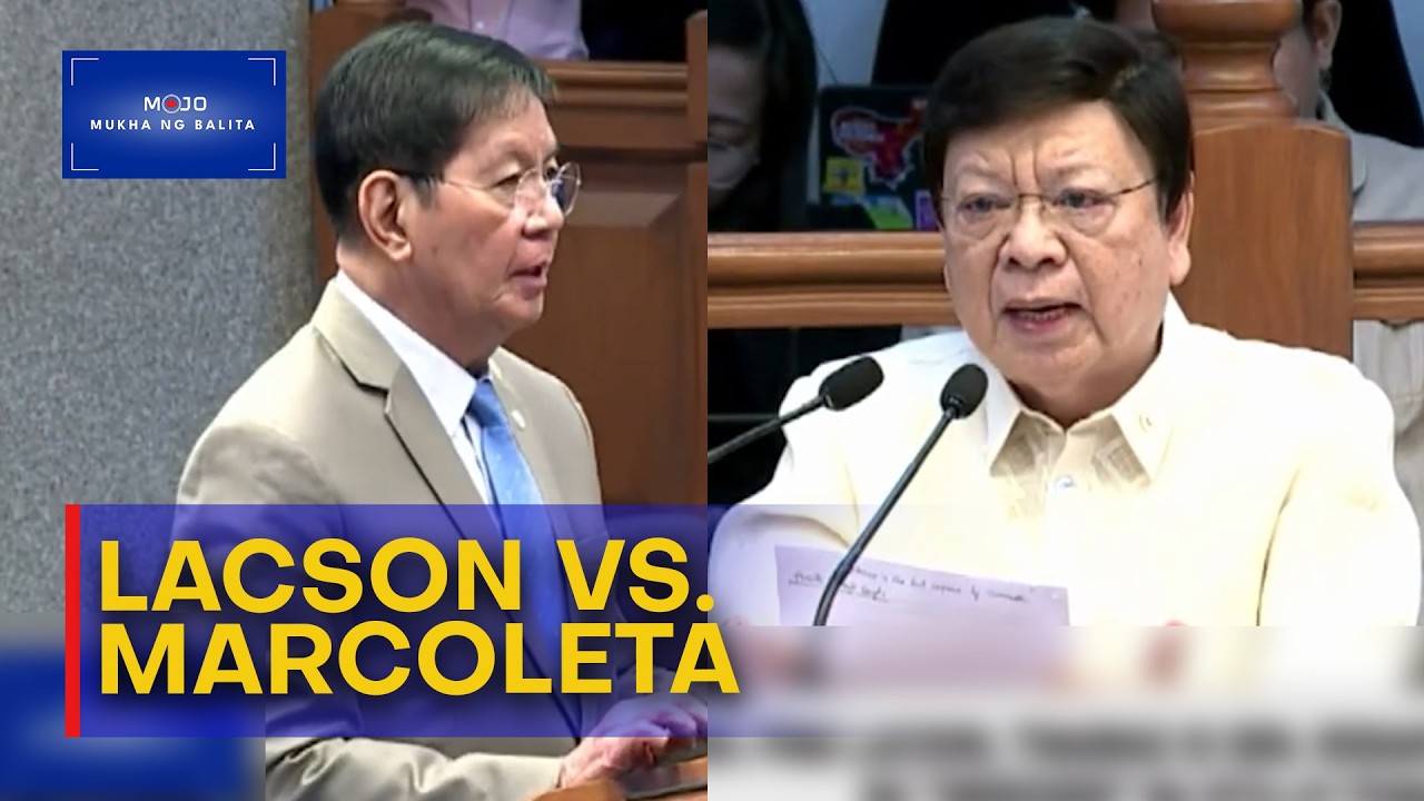 Sen. Lacson, binuweltahan si Sen. Marcoleta | Mukha ng Balita