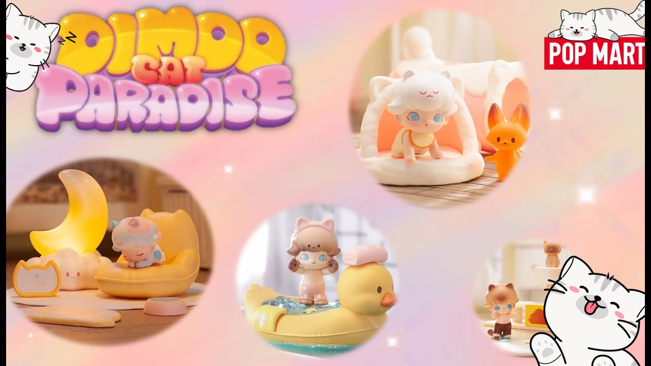 【POPMART】 DIMOO CAT PARADISE 🐱🌸 - BLIND BOX FULL SET Unboxing!!!