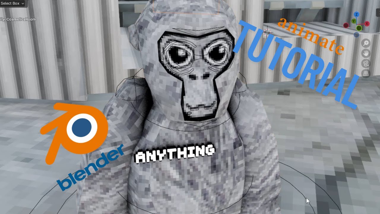 HOW to ANIMATE gorilla tag in blender in 2025!!!!