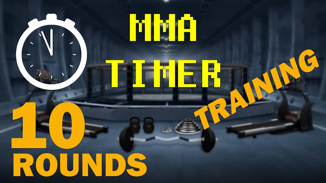 🔴🟡 🟢 10 Rounds de MMA 👊 Cron&oacute;metro de entrenamiento ⏰ 10 x 5 min ▶️ 1 minuto Descanso 🔥
