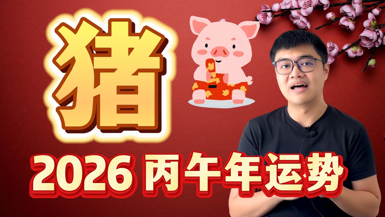 猪笼入水还是破财之年？小猪猪的关键转折点 | 2026 丙午年12生肖运程