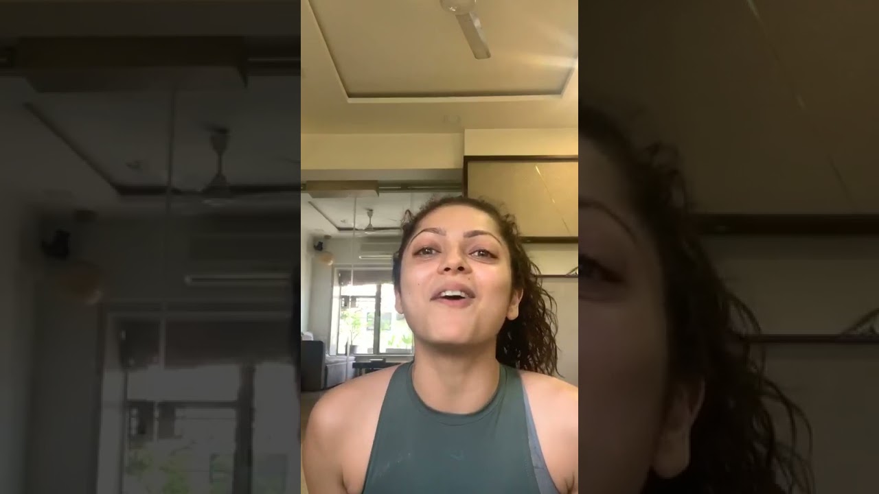#TB : Drashti Dhami In Live Invited Fans For Her WorkOut Live with Coach Urmi.