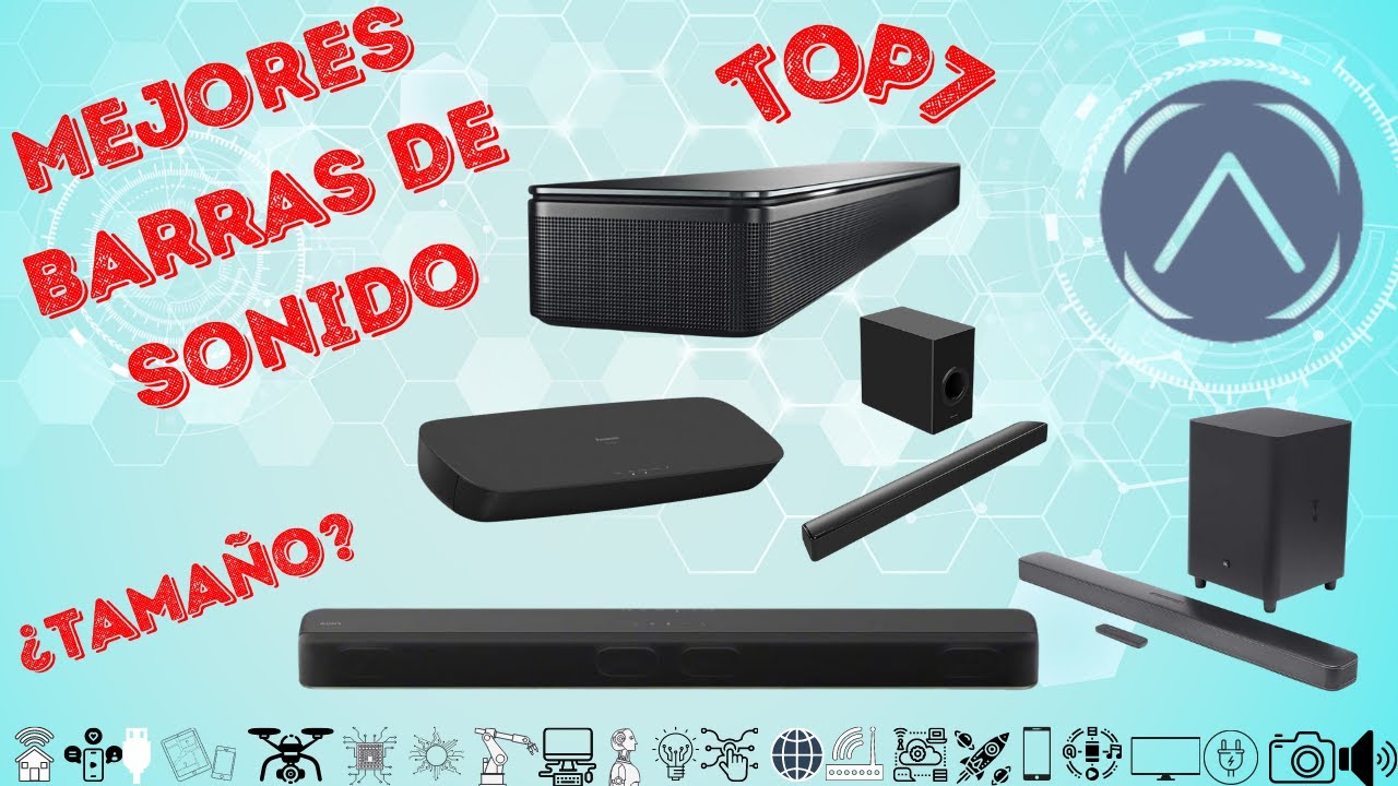 🔊 MEJORES barras de SONIDO para TV calidad precio 2021 🥇 [Música - Cine - Series]