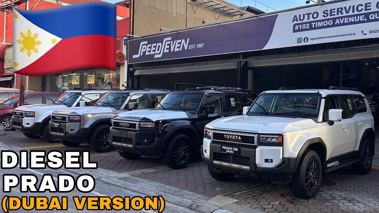 For Sale (Philippines) - 2025 Toyota Land Cruiser 250 Prado Diesel Dubai Version 7-Seater 4x4 #LC250