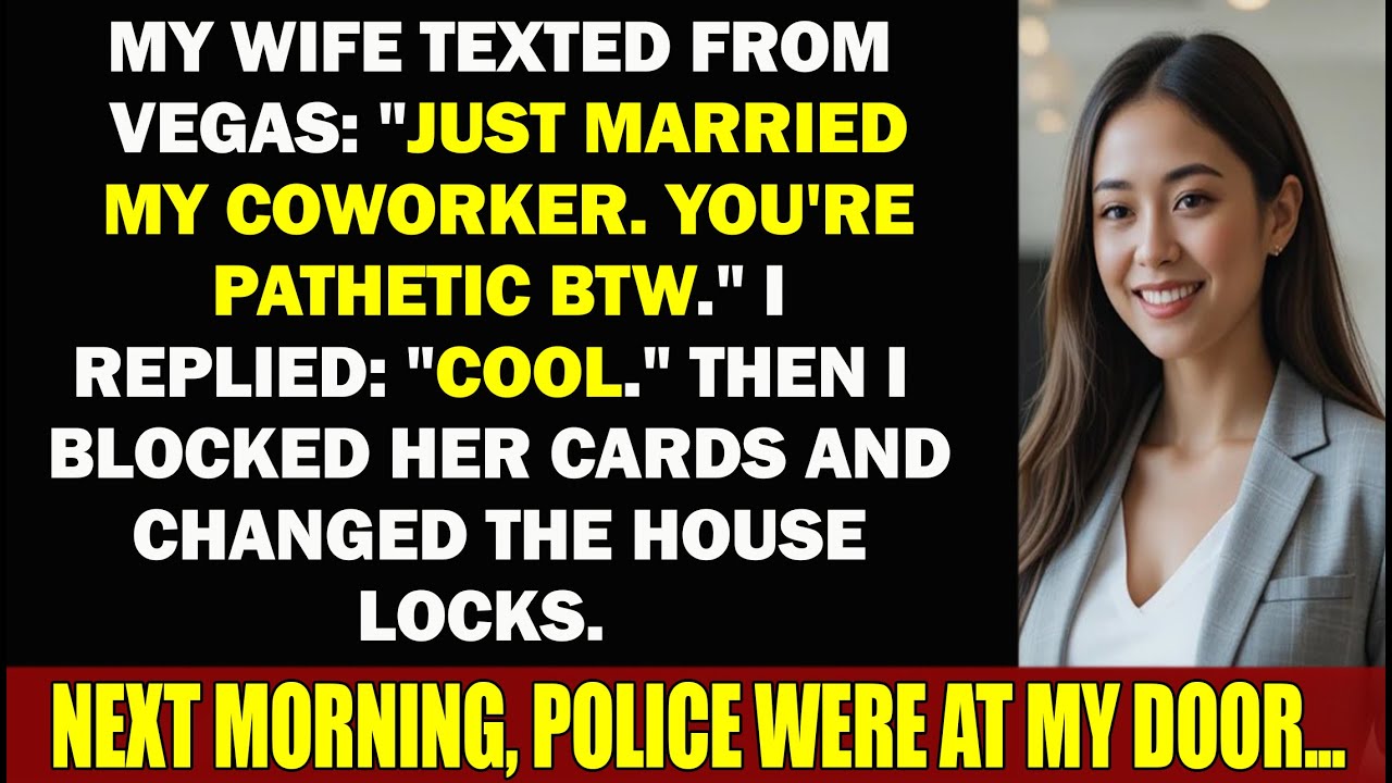 MY WIFE TEXTED FROM VEGAS: 