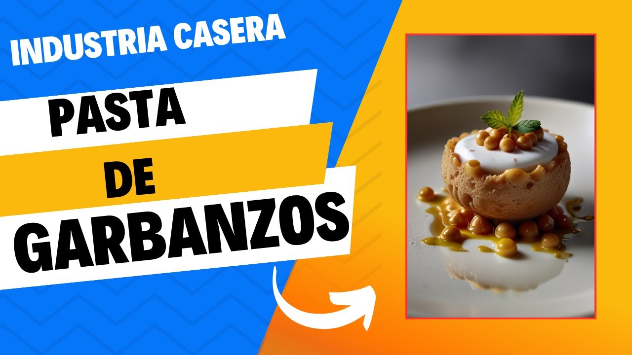 Pasta de Garbanzos receta Árabe Industria casera