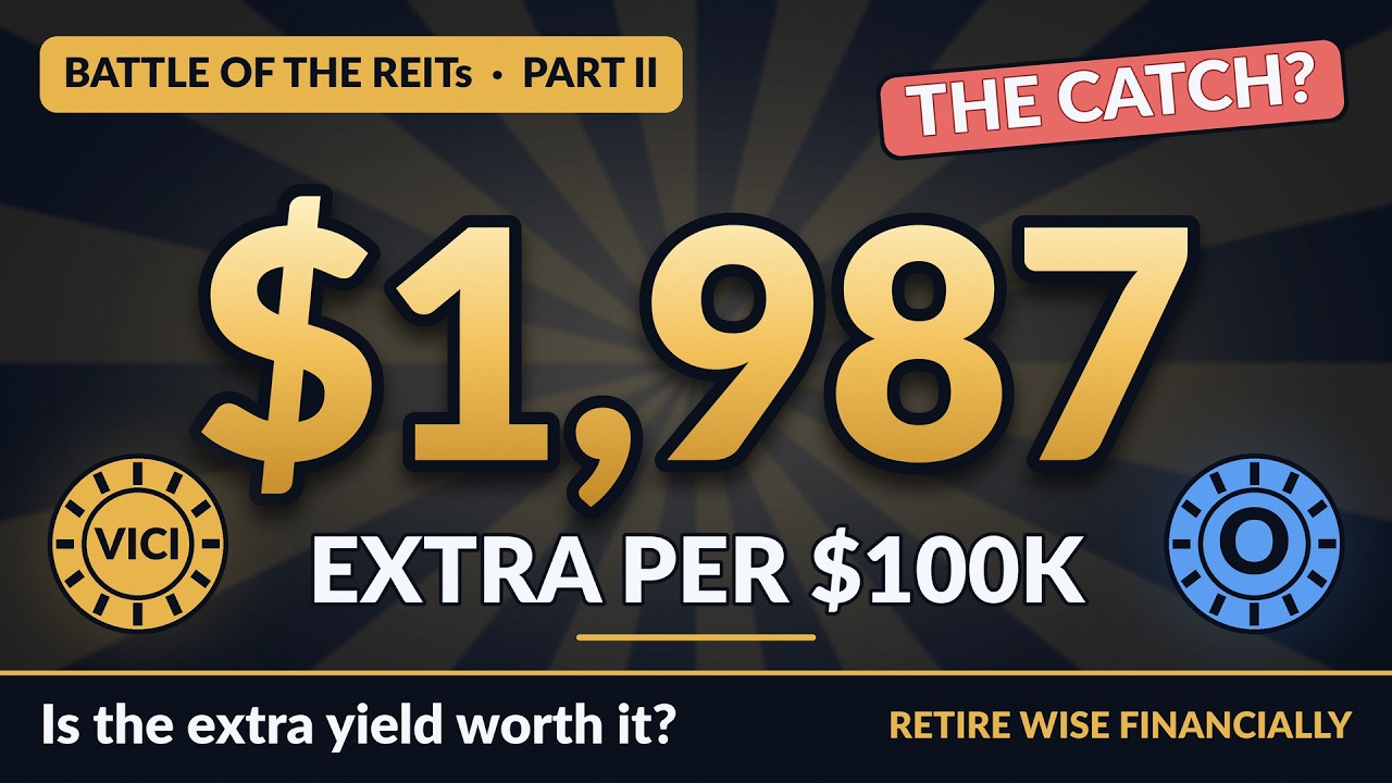 Battle of the REITs Part II: VICI vs Realty Income Deep Dive (Is the Extra Yield Worth It?)
