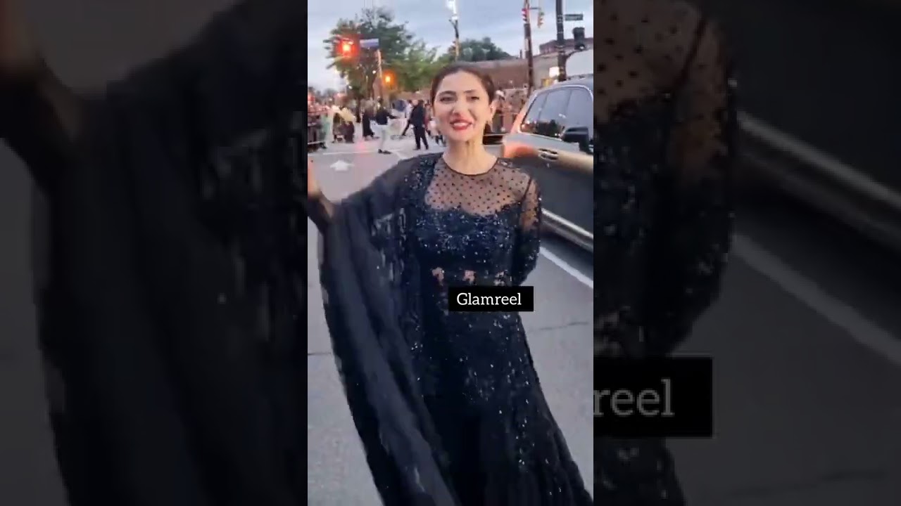 Gorgeous Mahira Khan arrived at Hum awards happening in Canada #humawards #mahirakhan #glamreel