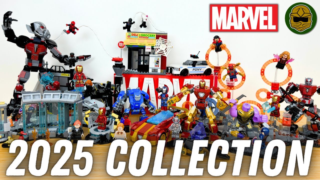 Iron Man Hall of Armor, Spider-Verse, Dioramas, & More: January - May 2025 LEGO® Marvel Collection!