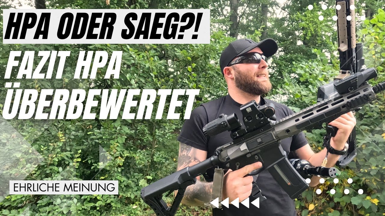Lohnt sich eine HPA Airsoft wirklich ? mein Fazit HPA vs SAEG