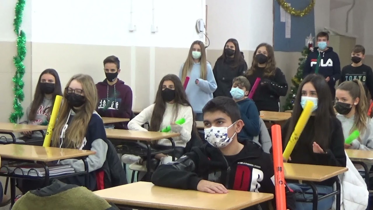 Villancicos con boomwhackers  2º ESO  2021