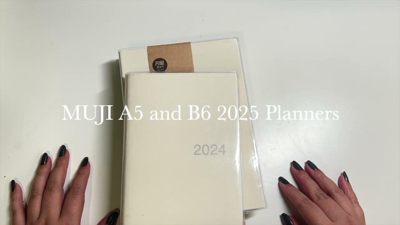 MUJI A5 and B6 Planners 2025