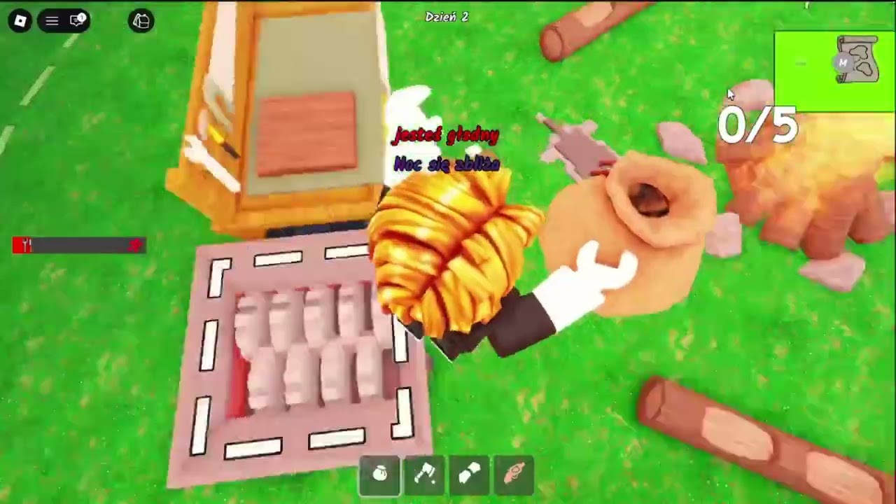 ROBLOX GRAM Z MOIM KOLEGĄ W 99 NOCY W LESIE
