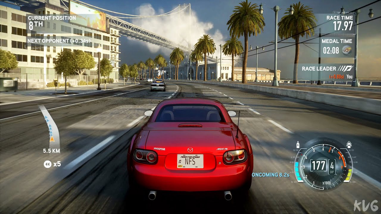 Need for Speed: The Run - Mazda MX-5 2009 - Gameplay (PC UHD) [4K60FPS]