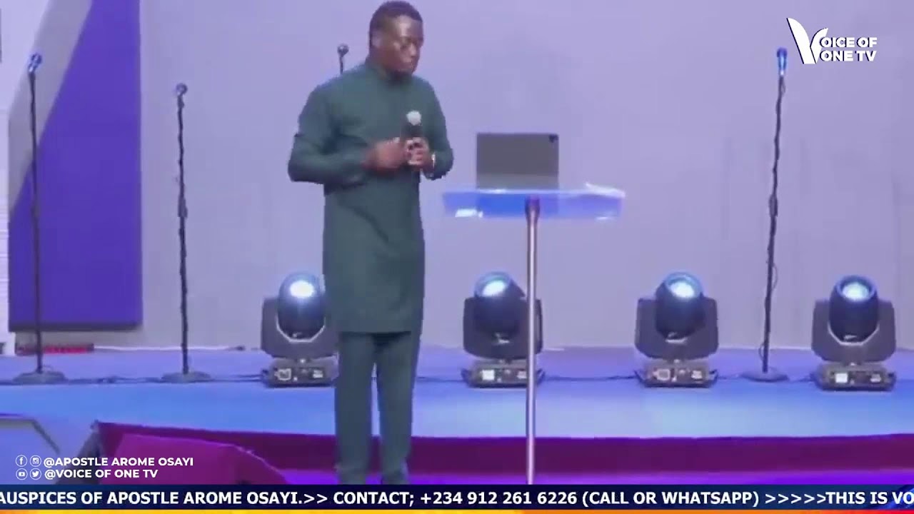 VOICE OF ONE TV 24 HOURS ONLINE STREAMING | APOSTLE AROME OSAYI