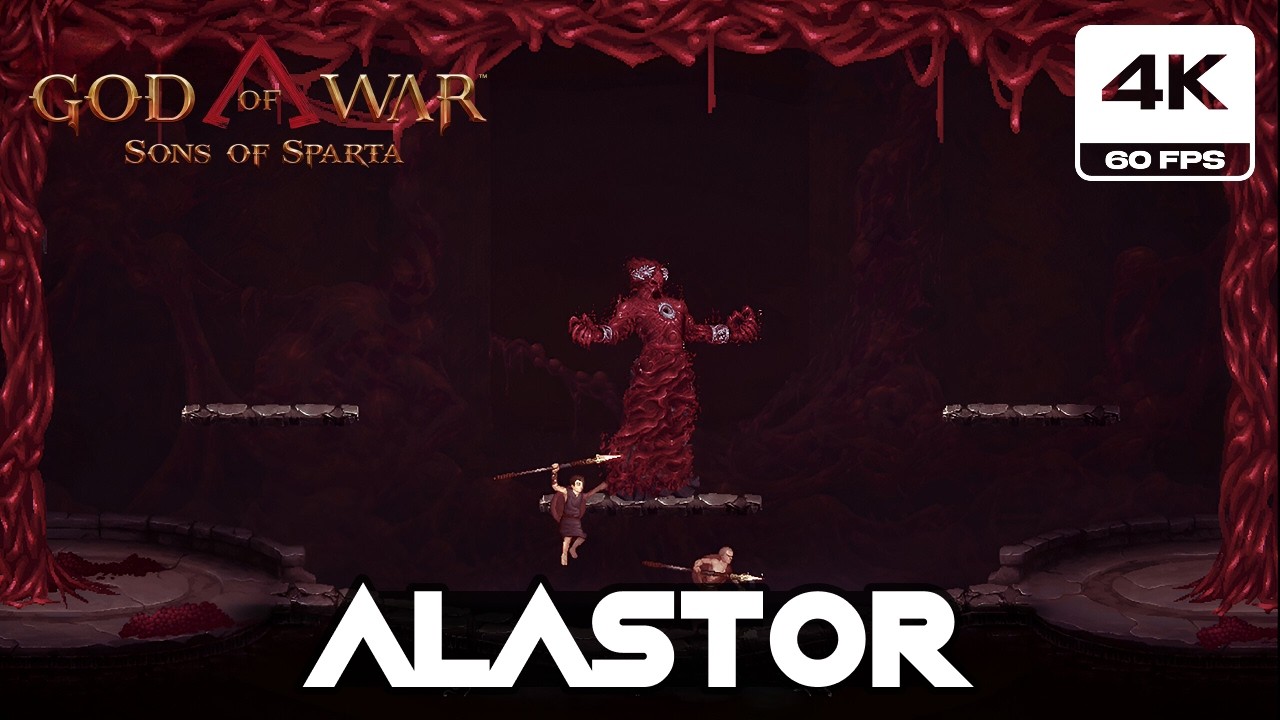 God of War Sons of Sparta - Alastor Boss Fight (4K 60FPS PS5 PRO)