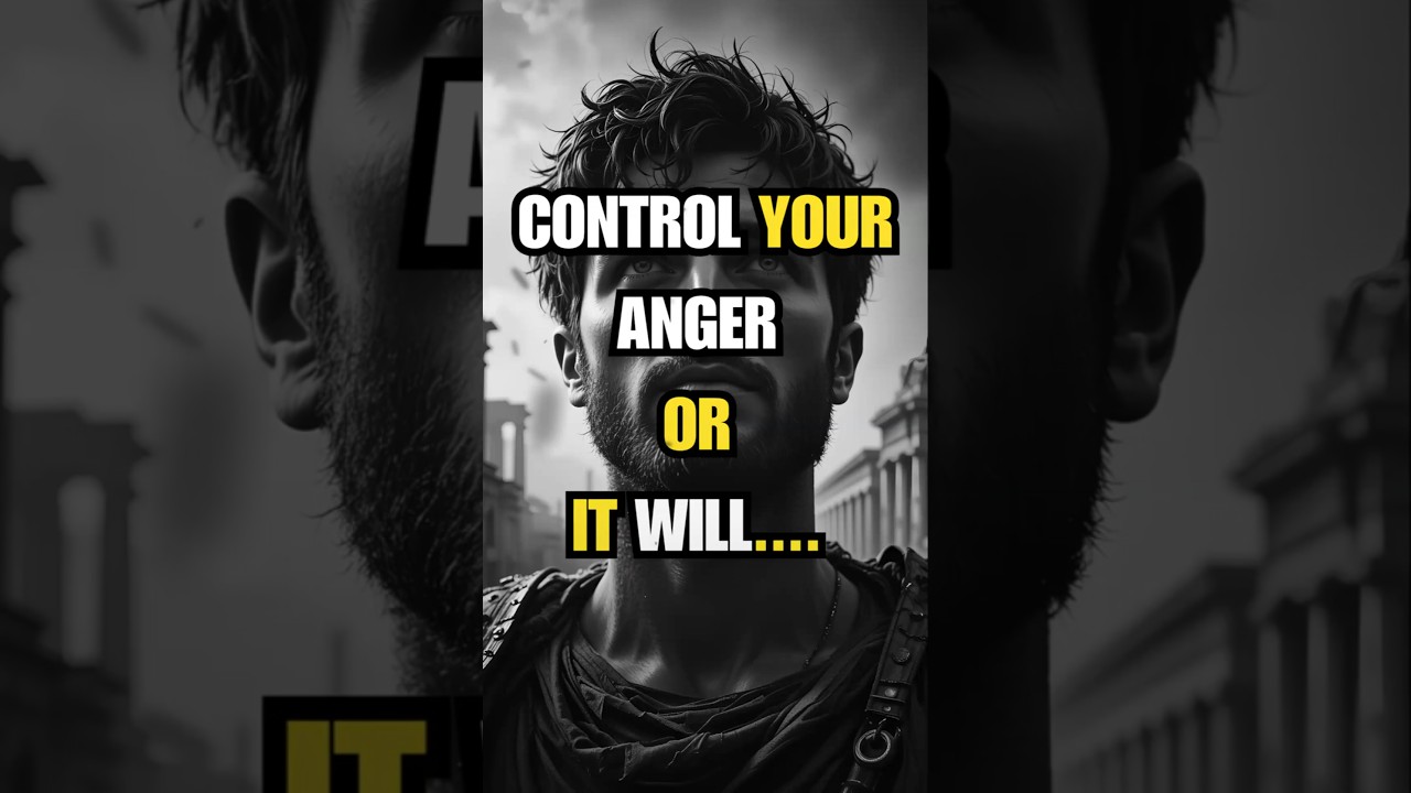Control Your Anger... Or It Will Control You _ Stoic Mastery of Emotions