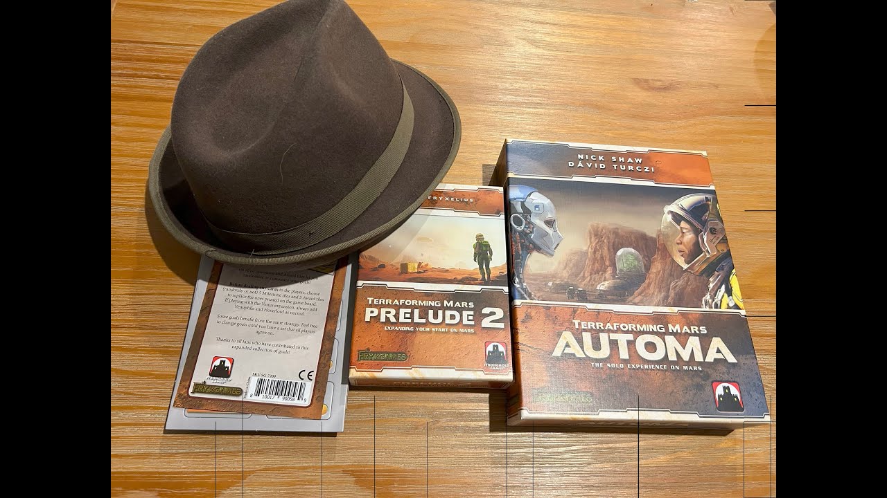 Terraforming Mars Automa and Prelude 2 Unboxing